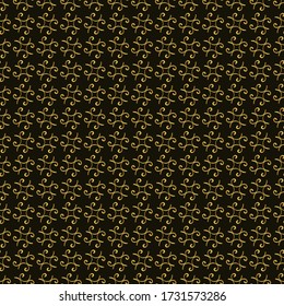 Simple Golden Seamless Abstract Background Pattern