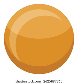 La esfera dorada simple brilla con luz cálida, representando conceptos como lujo, valor y éxito