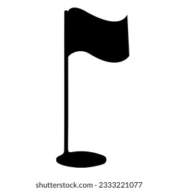 simple golf flag for golf club