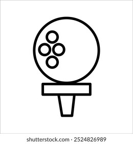 simple golf vector icon design