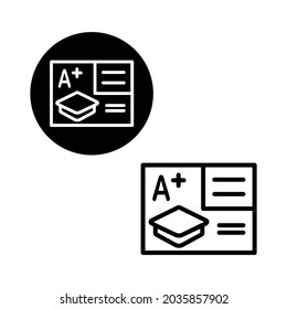simple and good education icon logo symbol illustration