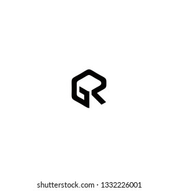 Simple Gr Logo Stock Vector (Royalty Free) 1332226001 | Shutterstock