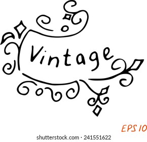 Simple and graceful floral frame design template. Vector illustration