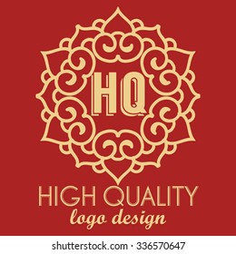 Simple and graceful monogram design template. Elegant line art logo design. Business sign, monogram identity for Restaurant, Boutique, Cafe, Hotel, Heraldic, Fashion and other vector illustration