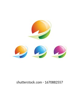 Simple Gradient Arrow with Modern Gradations