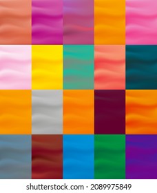 Simple gradient art backgrounds and vertical banner set with various pastel color tone.
