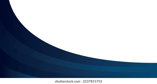 simple gradient blue wave background