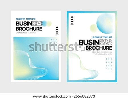 Simple Gradient Business Brochure Set