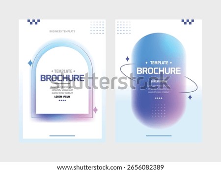 Simple Gradient Business Brochure Set