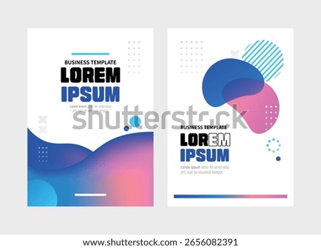 Simple Gradient Business Brochure Set