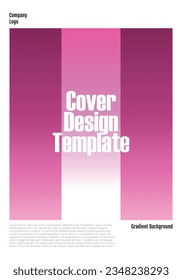 Simple Gradient Cover Design Template