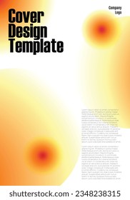 Simple Gradient Cover Design Template