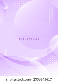 Simple Gradient Geometry Circle Brochure 