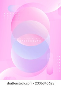 Simple Gradient Geometry Circle Brochure 