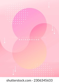 Simple Gradient Geometry Circle Brochure 