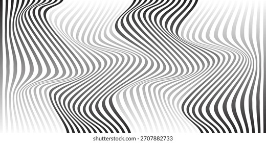 Patrón de onda de línea oblicua de gradiente simple para fondo de póster de Anuncio.
