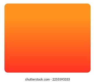 Simple gradient orange color background with rounded corner