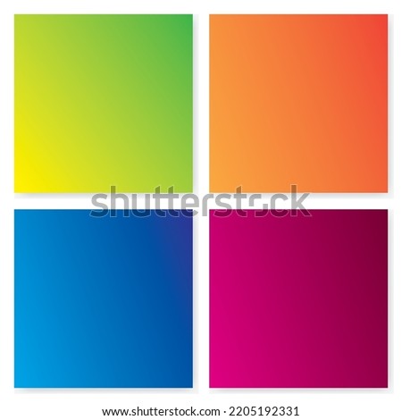 Simple gradient set for background design and template.