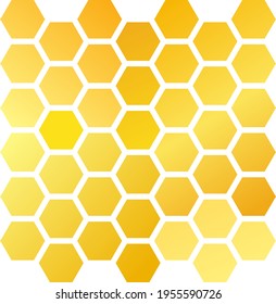Gradiente simple textura de abeja amarilla