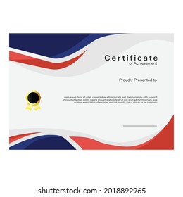 Simple graduation certificate border design template
