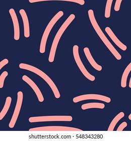 Simple graphic arc on the dark blue background