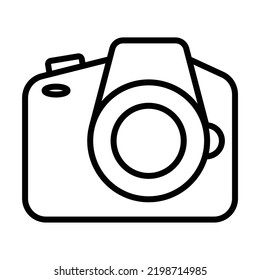simple graphic art camera icon