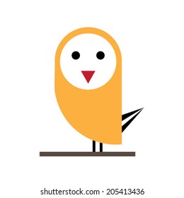 Simple graphic bird