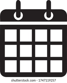 Simple graphic of a calendar.