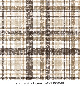 Simple graphic check texture.Textile geometrical check texture background pattern. simple brown theme checks pattern with white background used for textiles.