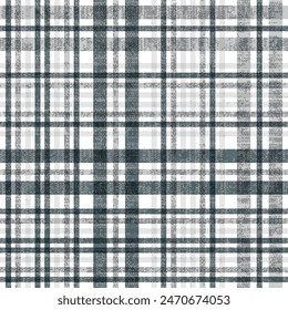 Simple graphic check texture.Textile geometrical check texture background pattern.Vertical irregular size gray and dark cyan green  checks Vector. Textile