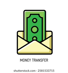 Simple graphic depicting US cent to Philippine peso currency exchange perfect for websites and apps needing financial illustrations