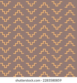Simple graphic design in brown and mustard color