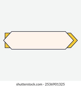Un Diseño gráfico sencillo con Formas geométricas y un espacio en blanco para texto.