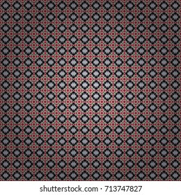 Simple graphic design. Trendy hipster geometry. Modern stylish texture with violet, red and gray tiles. Repeating geometric tile pattern. Vector seamless pattern.