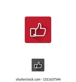 Simple graphic, Like icon modern symbol for graphic and web design. Like icon icon simple sign for logo, web, app, UI. Vector illustration EPS.8 EPS.10