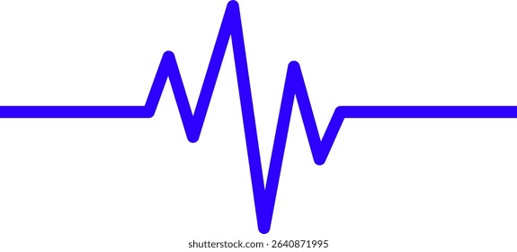 A Simple Graphic Representation of a Heartbeat Ekg