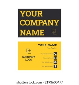 Diseño simple de tarjetas de visita para vectores gráficos