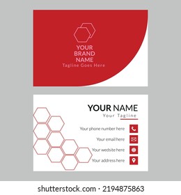 Diseño simple de tarjetas de visita para vectores gráficos