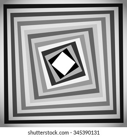 Simple grayscale square background, pattern. Vector art