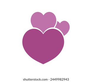 SIMPLE GREAT LOVE ICON, vector illustrations