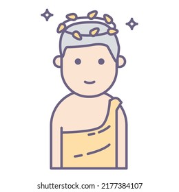 Simple Greek key element design art