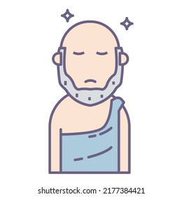 Simple Greek key element design art