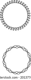 Simple greek key pattern with background art