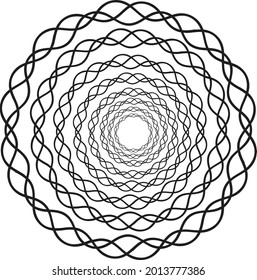 Simple greek key pattern with background art