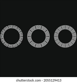 Simple greek key pattern and background art