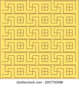 Diseño de patrones de clave griega simple y arte de fondo