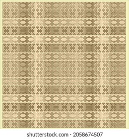 Diseño de patrones de clave griega simple y arte de fondo