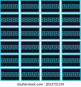 Ilustración vectorial de clave griega simple y arte de fondo