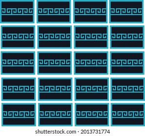 Simple Greek Key Vector Illustration Background Stock Vector (Royalty ...
