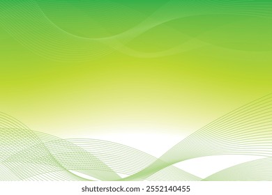 Fondo verde simple. estilo moderno de fondo ondulado